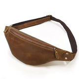 Wagner Leather Waist Bag | Full Grain Leather Fanny Pack from STEEL HORSE LEATHER