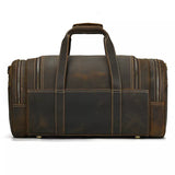 The Wainwright Weekender | Round  Vintage Leather Weekender from STEEL HORSE LEATHER