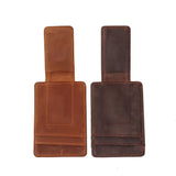 The Walden | Handmade Leather Front Pocket Wallet with Money Clip from STEEL HORSE LEATHER