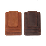 The Walden | Handmade Leather Front Pocket Wallet with Money Clip from STEEL HORSE LEATHER