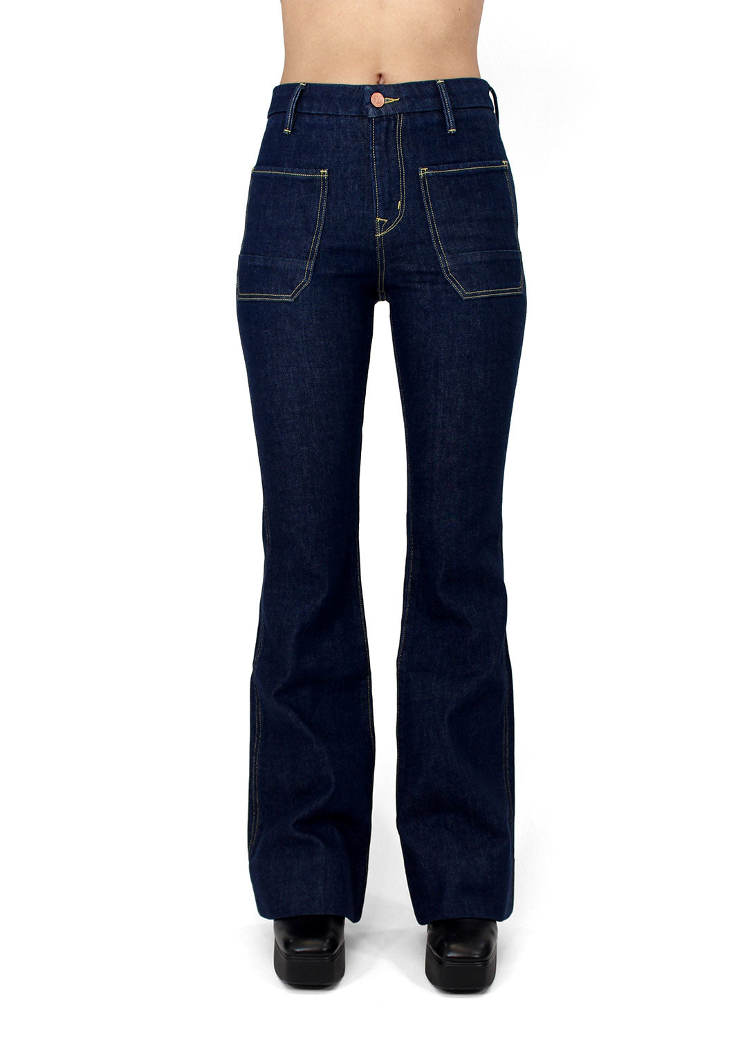 The Wanderer Flare - Rinse From Porter Blue Apparel