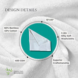 Bamboo Refresh Facial and Fingertip 4pc Towel Set from BedVoyage