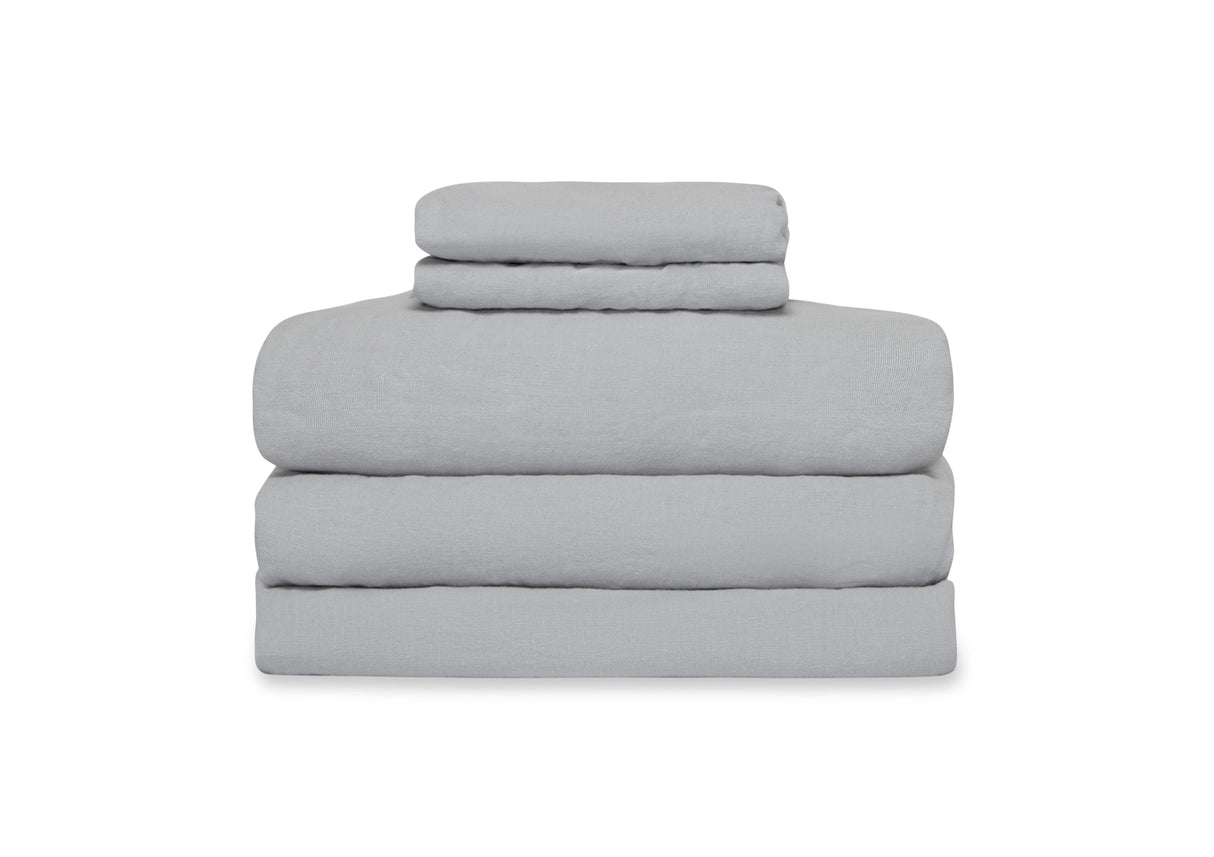 Washed Linen Sheet Set from French Presse Linens
