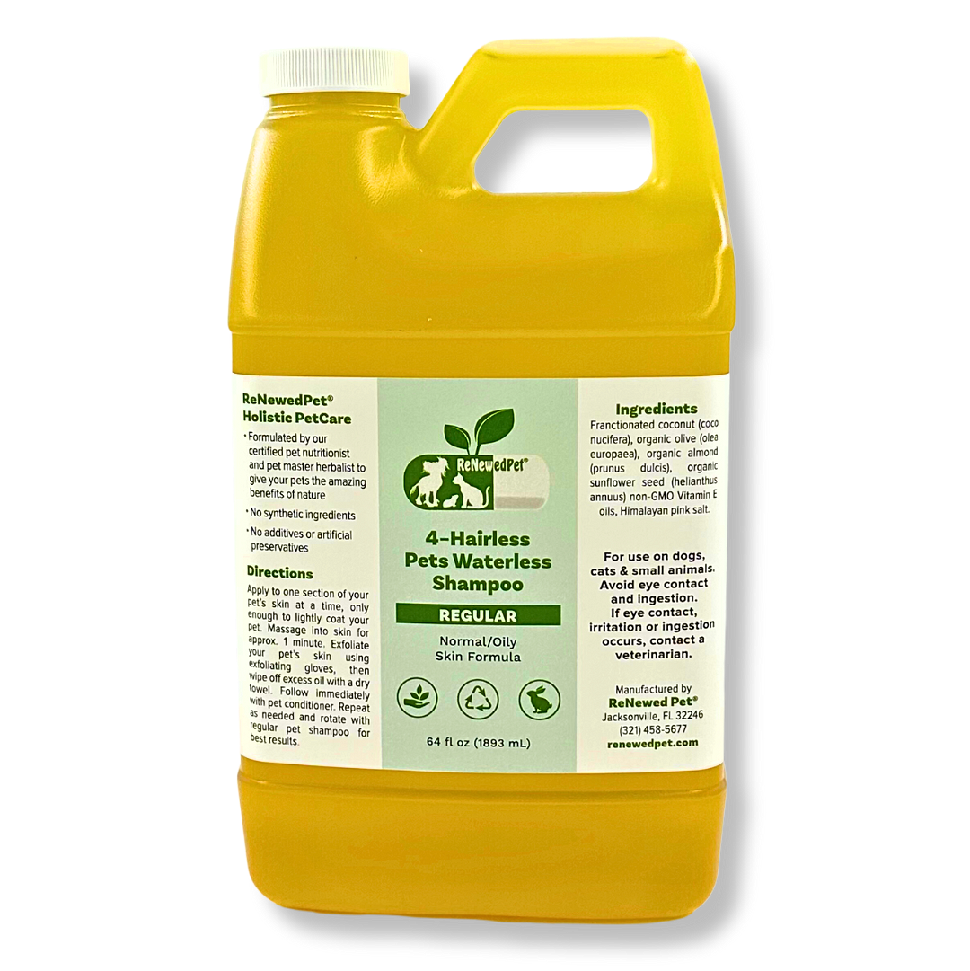4-HAIRLESS PETS REGULAR WATERLESS SHAMPOO from ReNewedPet