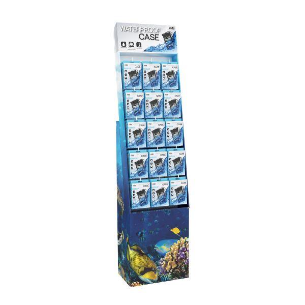 Floating Waterproof Case Bundle Floor Display - Pack of 48 from Mila Lifestyle Accessories