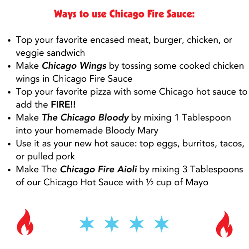 Chicago Style Hot Sauce: Chicago Fire Sauce from Big Fork Brands