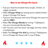 Chicago Style Hot Sauce: Chicago Fire Sauce from Big Fork Brands