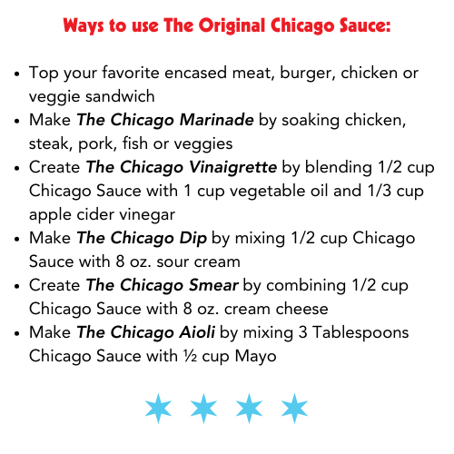 The Original Chicago Sauce, The Real Windy City Sauce from Big Fork Brands