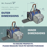 Mr. Peanut's Gold Series Mini Size Airline Compliant Expandable Pet Carrier from Mr. Peanut's Pet Carriers