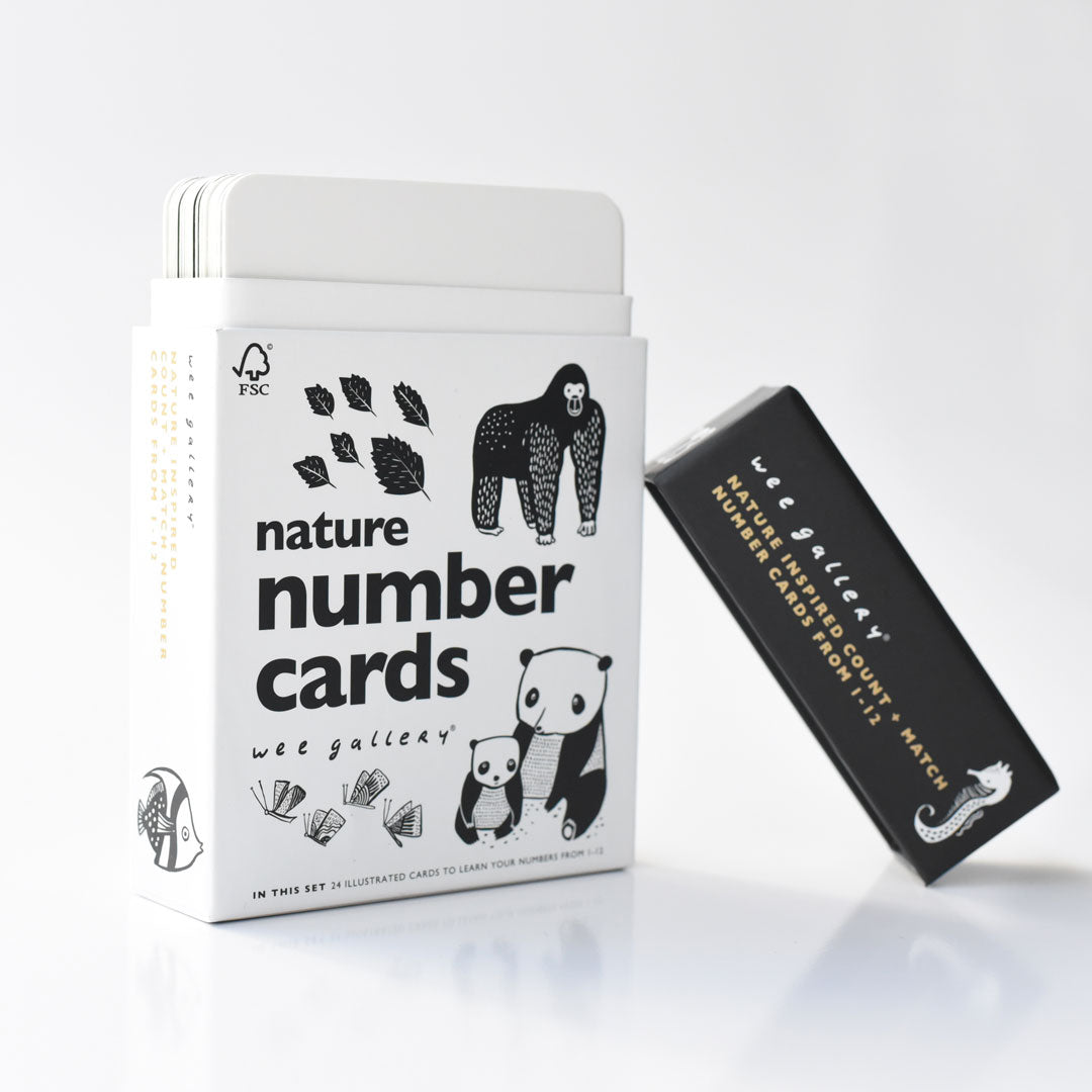 Nature Number Cards From Wee Gallery