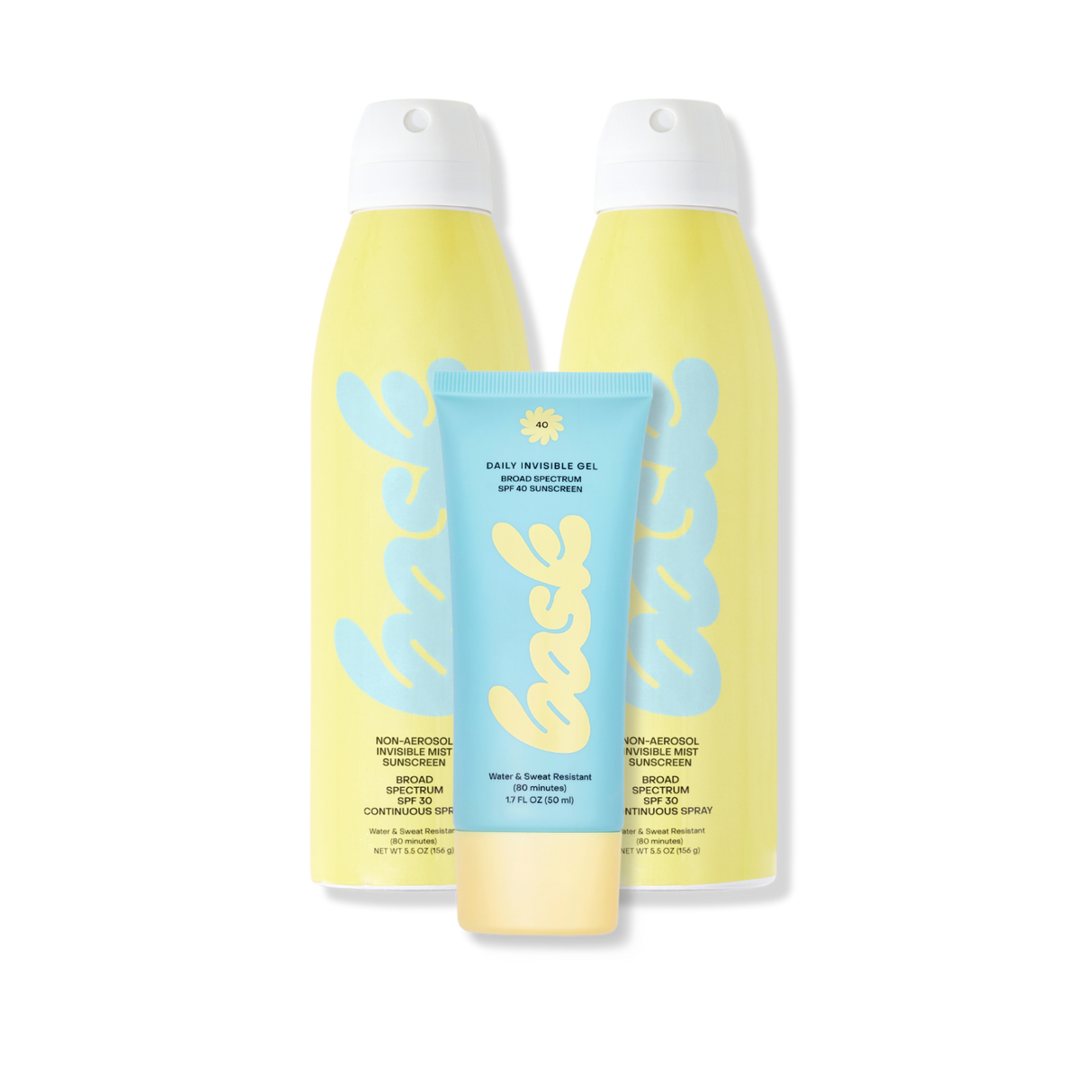 The Transparent Trio from Bask Suncare