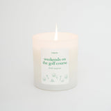 Weekends on the Golf Course From Literie Candles