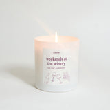 Weekends at the Winery Literie Candles