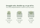 Luxury Weighted Blanket From Nest Bedding