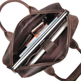 The Welch Briefcase | Vintage Leather Messenger Bag from STEEL HORSE LEATHER