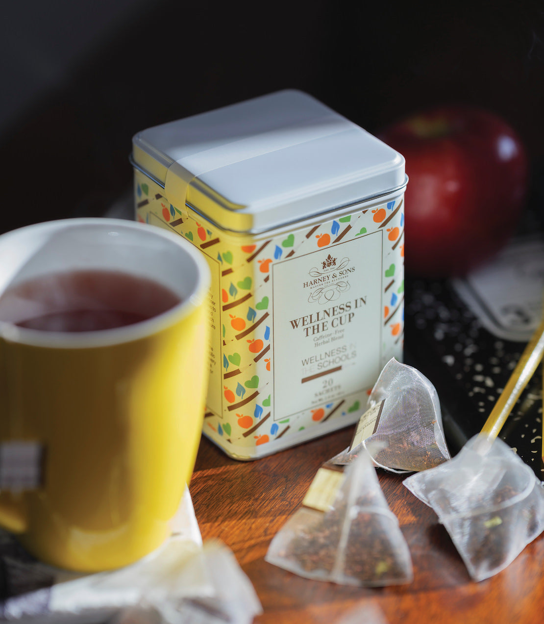 Wellness in the Cup, Tin of 20 Sachets from Harney & Sons Fine Teas