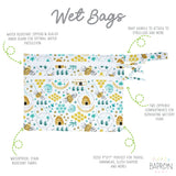 Busy Bees - Waterproof Wet Bag (For mealtime, on-the-go, and more!) from BapronBaby