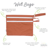 Solid Copper Minimalist - Waterproof Wet Bag (For mealtime, on-the-go, and more!) from BapronBaby