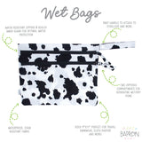 Cowhide - Waterproof Wet Bag (For mealtime, on-the-go, and more!) from BapronBaby