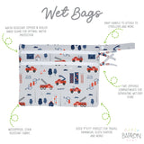 Be Brave - Firefighter - Waterproof Wet Bag (For mealtime, on-the-go, and more!) from BapronBaby