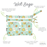 Cookies & Milk - Waterproof Wet Bag (For mealtime, on-the-go, and more!) from BapronBaby