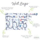 Tiny Town - Waterproof Wet Bag (For mealtime, on-the-go, and more!) from BapronBaby