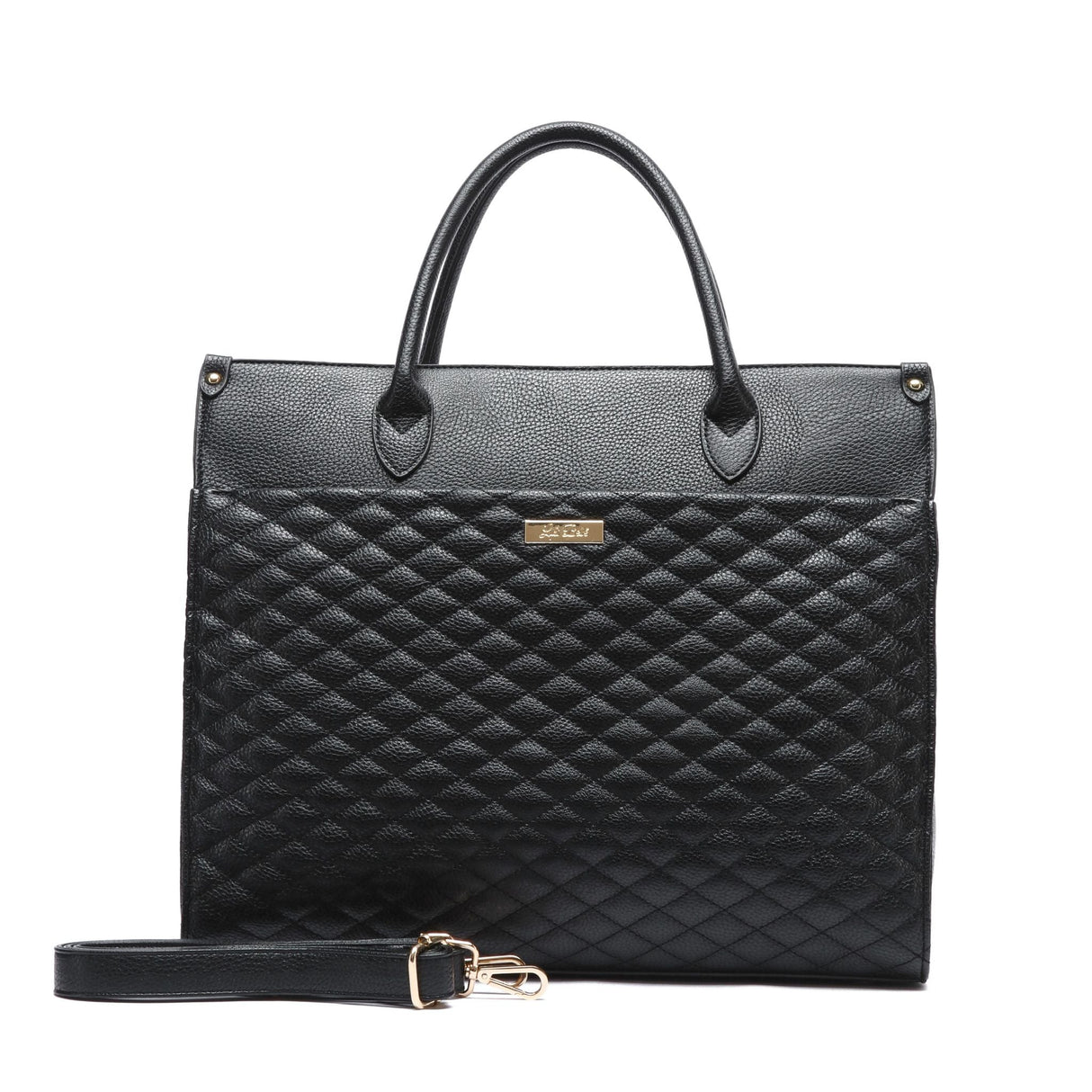 Monaco Tote Bag | Ebony Black From Luli Bebé