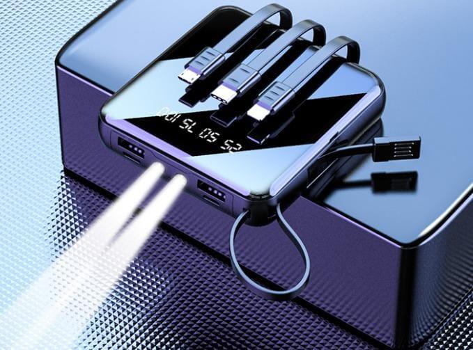 Portable Charger 3600 mAh 3in1 cables- Pack of 12 power banks from Mila Lifestyle Accessories