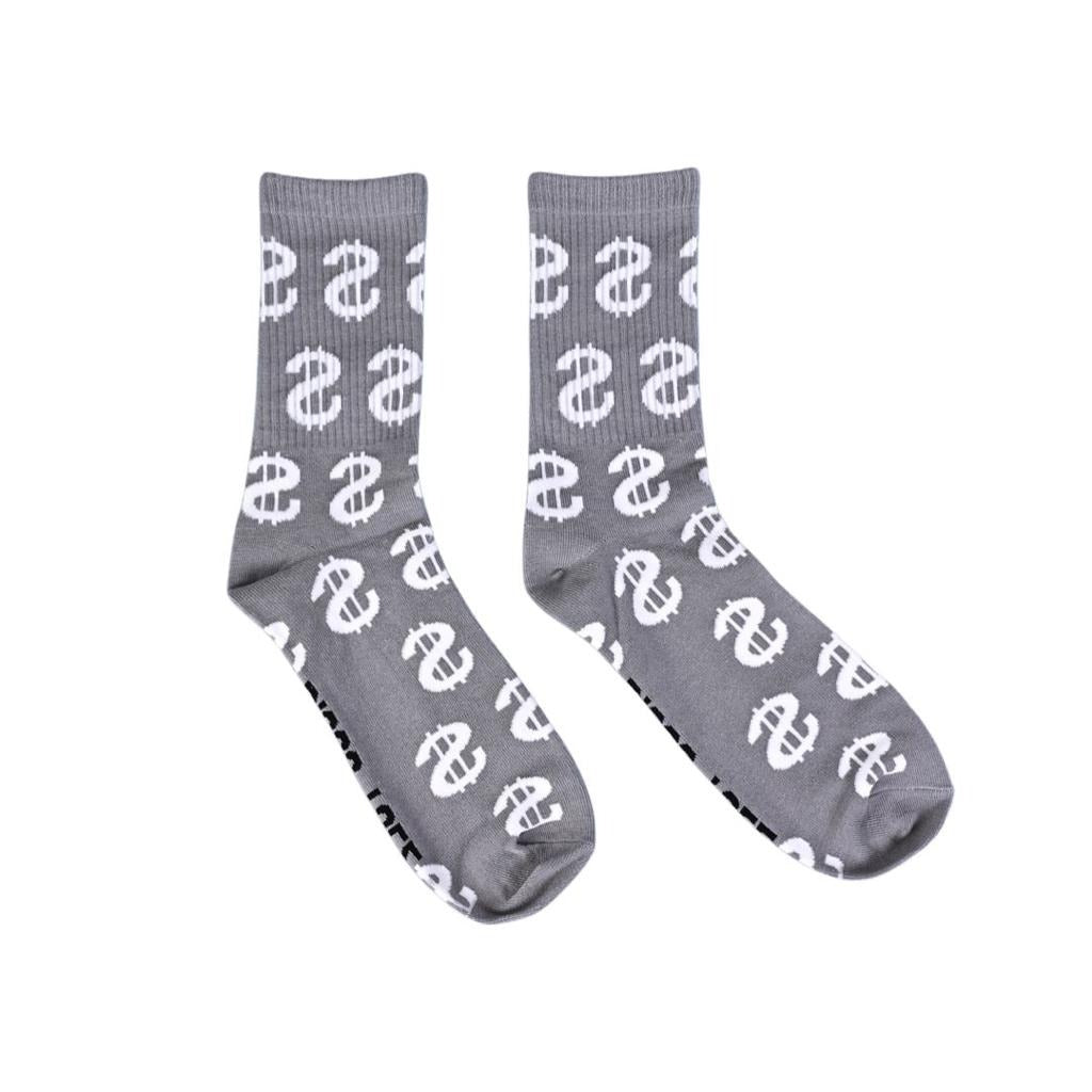 Gray and White $ Socks from Disco Toez