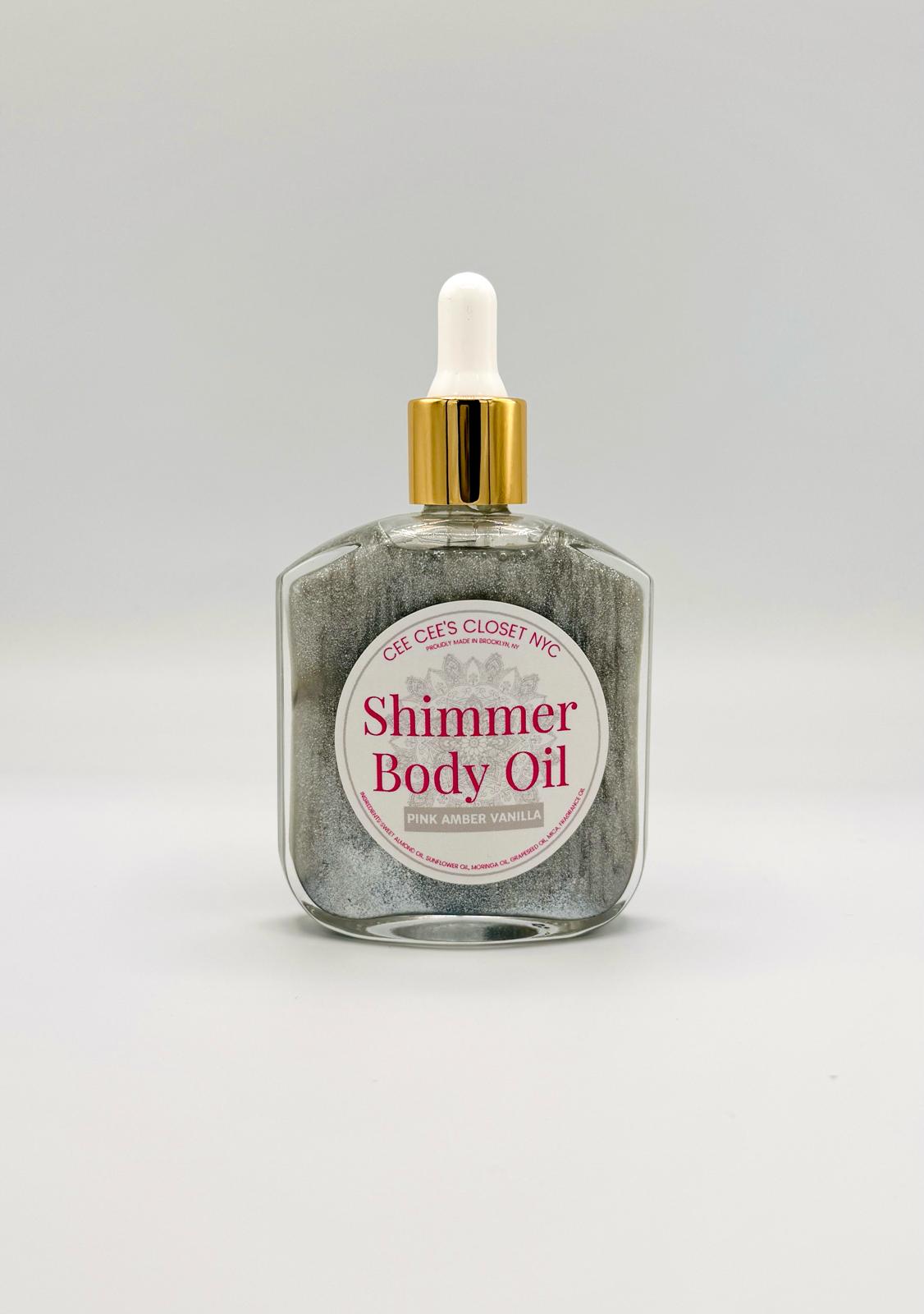 Shimmer Dry Body Oil from Cee Cee's Closet NYC