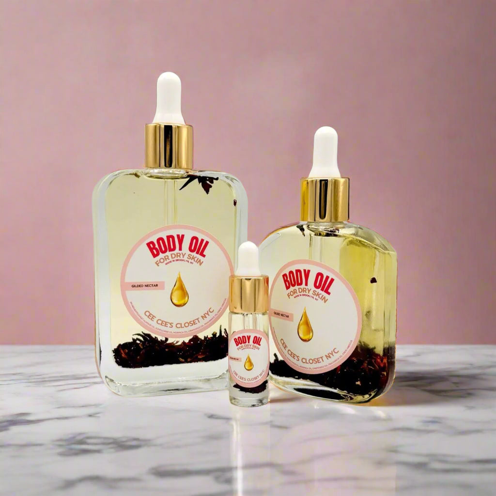 Scented Dry Body Oil from Cee Cee's Closet NYC