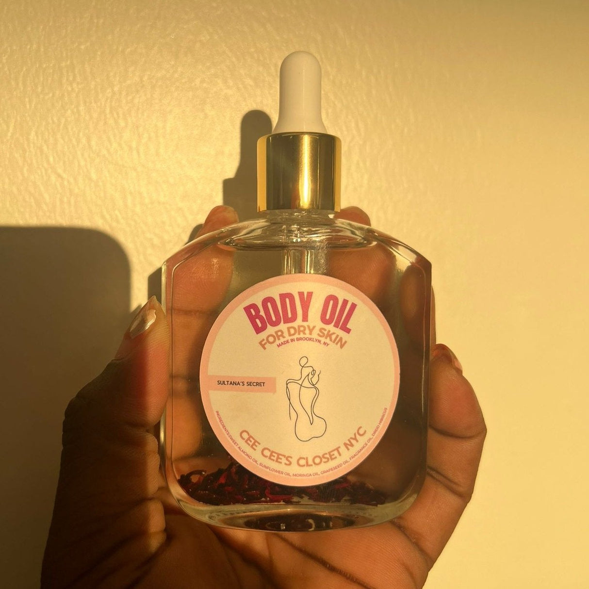Sultana's Secret Scented Dry Body Oil from Cee Cee's Closet NYC