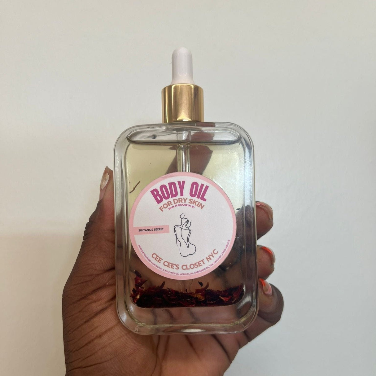 Sultana's Secret Scented Dry Body Oil from Cee Cee's Closet NYC
