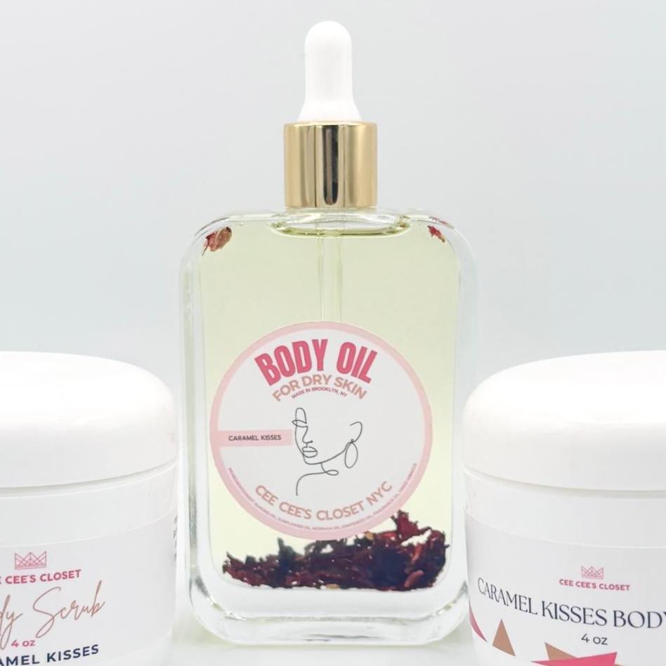 Caramel Kisses Scented Dry Body Oil from Cee Cee's Closet NYC