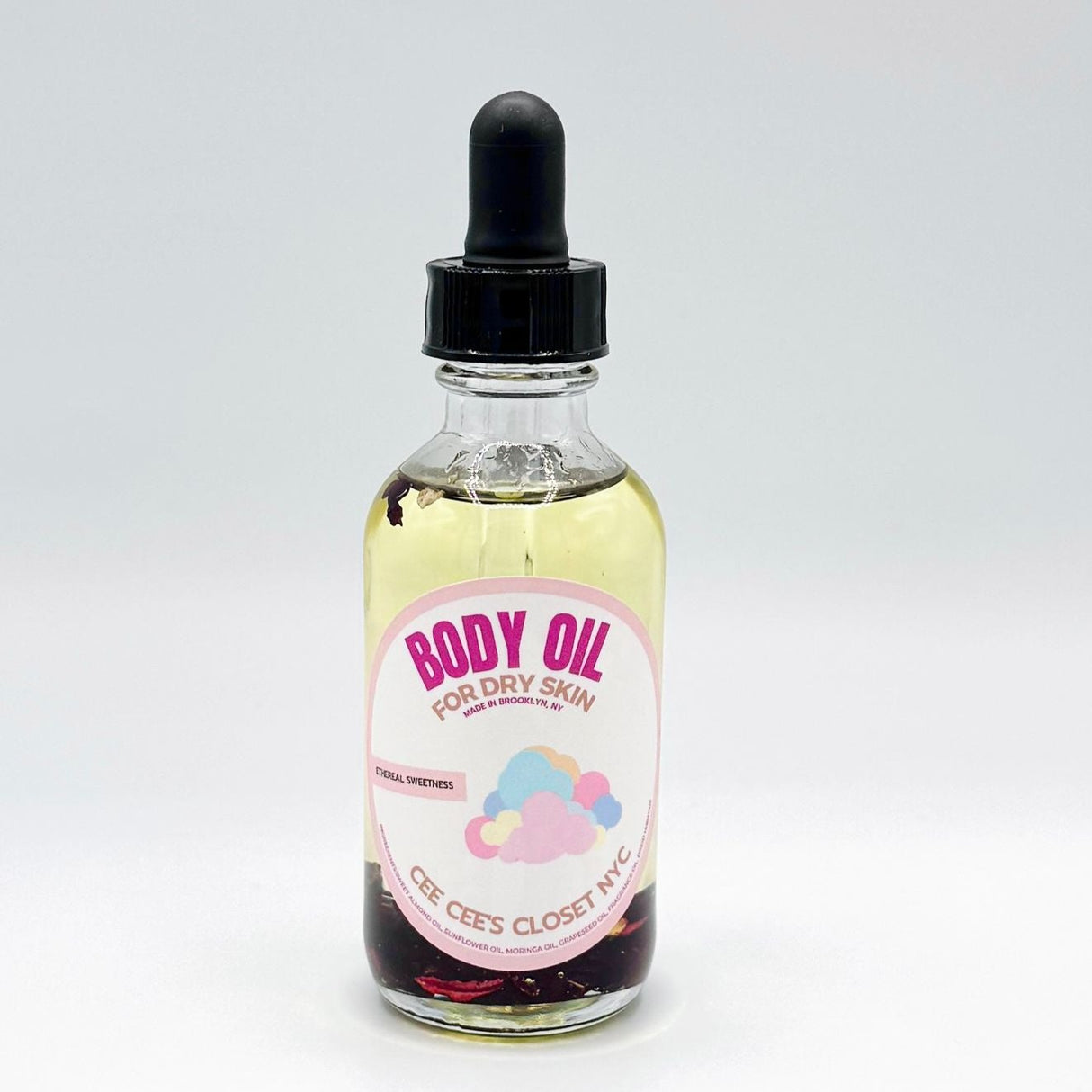 Ethereal Sweetness Scented Dry Body Oil from Cee Cee's Closet NYC