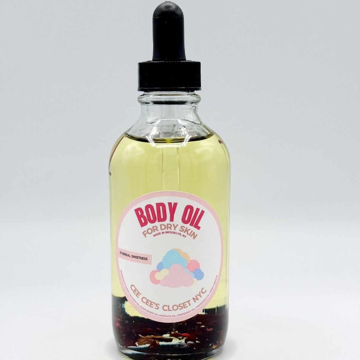 Ethereal Sweetness Scented Dry Body Oil from Cee Cee's Closet NYC