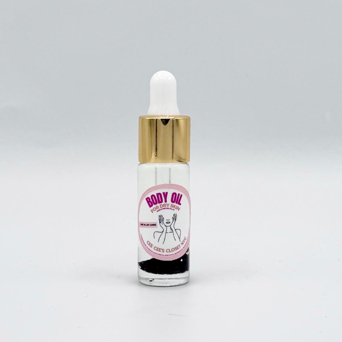 Café au Lait Caress Scented Dry Body Oil from Cee Cee's Closet NYC