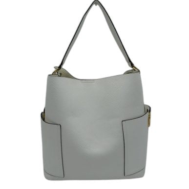 2-in-1 Chic Satchel Side Pocket Bucket Bag with Long Strap from Madeline Love