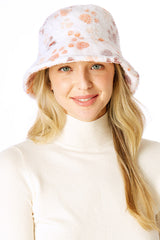ANIMAL PAWS FAUX FUR BUCKET HAT from Madeline Love