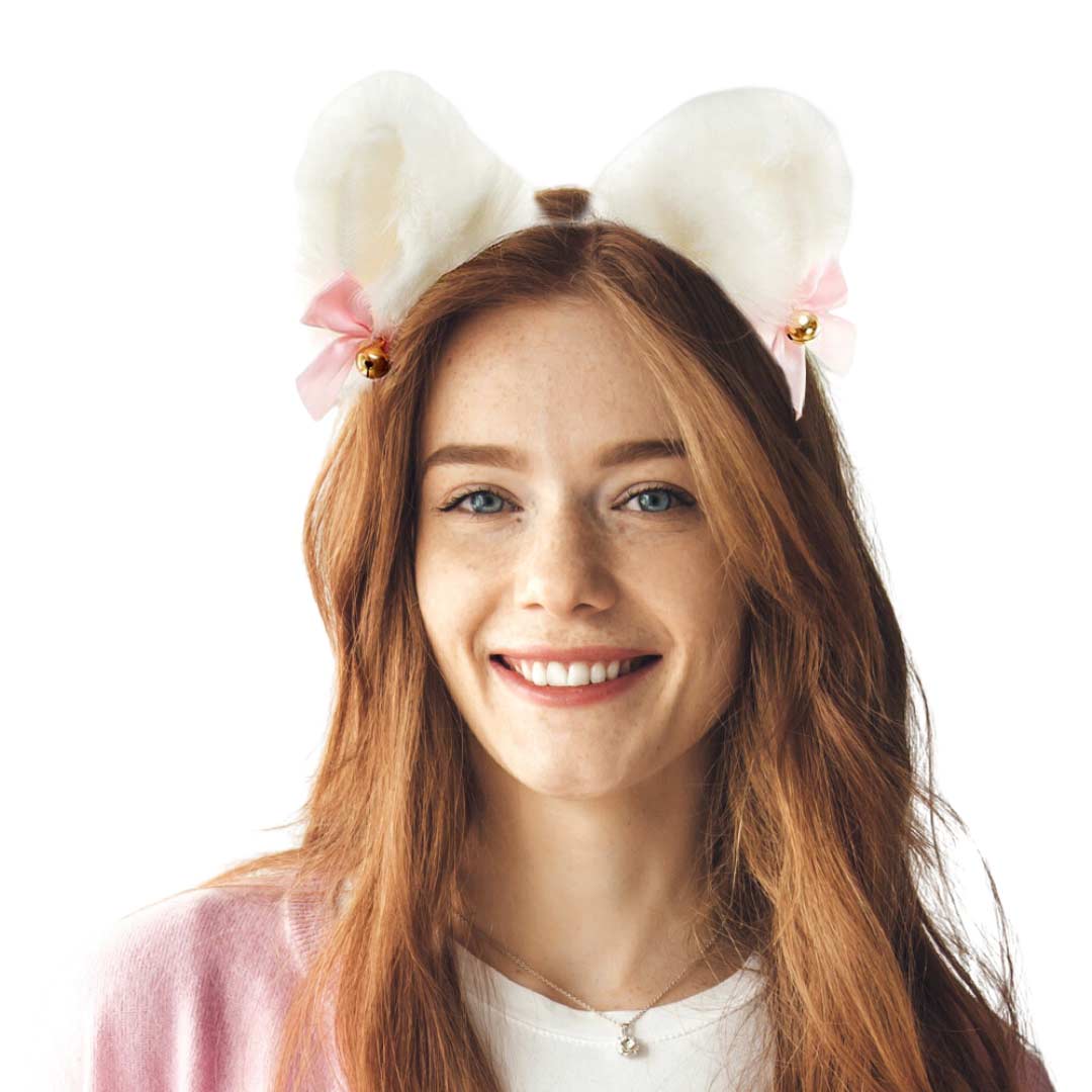 Attractive Faux Fur Animal Ear Headband from Madeline Love