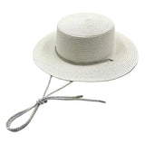Bling Chin Tie Straw Sun Hat from Madeline Love