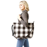 Buffalo Check Weekend Tote Bag  from Madeline Love