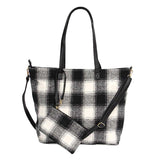 Buffalo Check Weekend Tote Bag  from Madeline Love