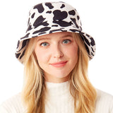Cow Patterned Bucket Hat from Madeline Love