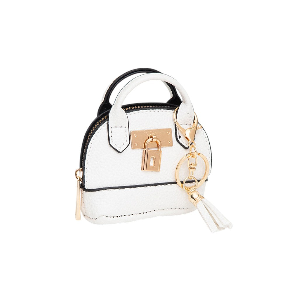 Top Handle Coin Purse Mini Pouch Bag / Bag Charm  from Madeline Love