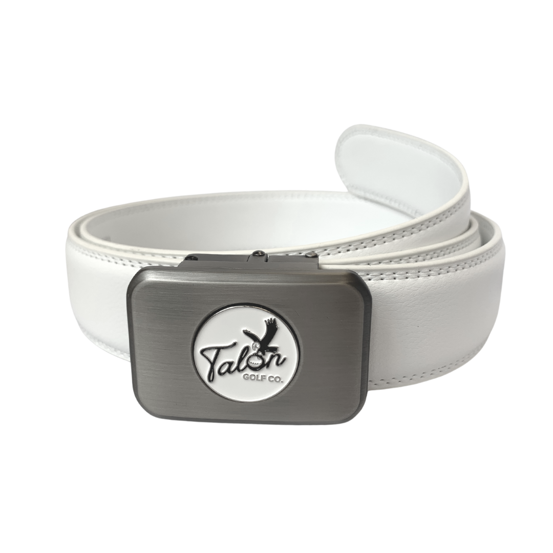White Eagle Leather Belt w/ Magnetic Ball Marker from Talon Golf LLC