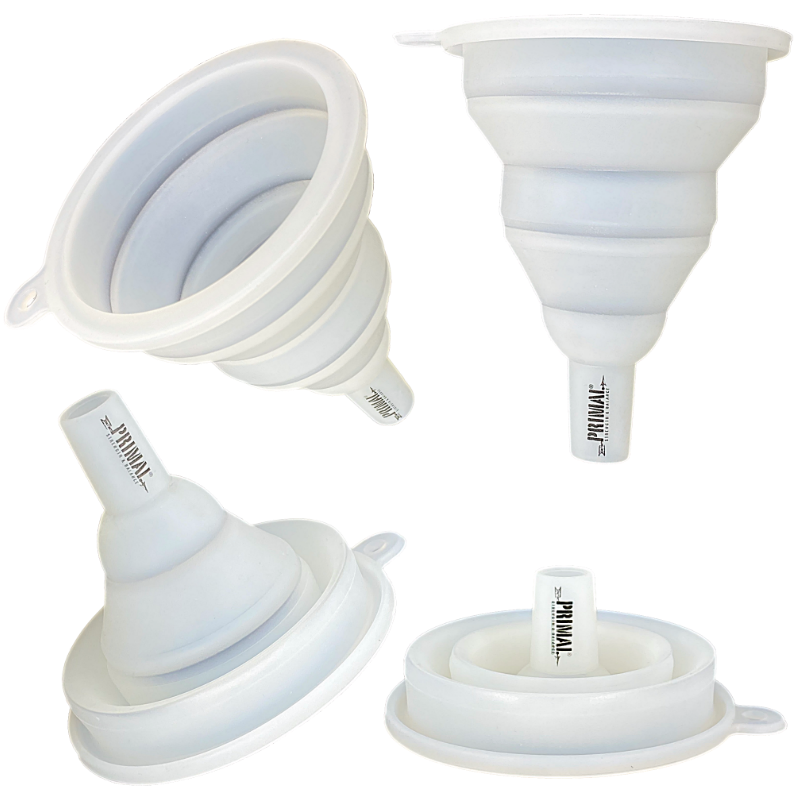Collapsible Silicone Funnel from Primal Strength & Balance