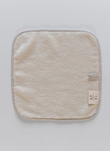 French Terry Bath Towel Collection in White Sand from Timo & Violet