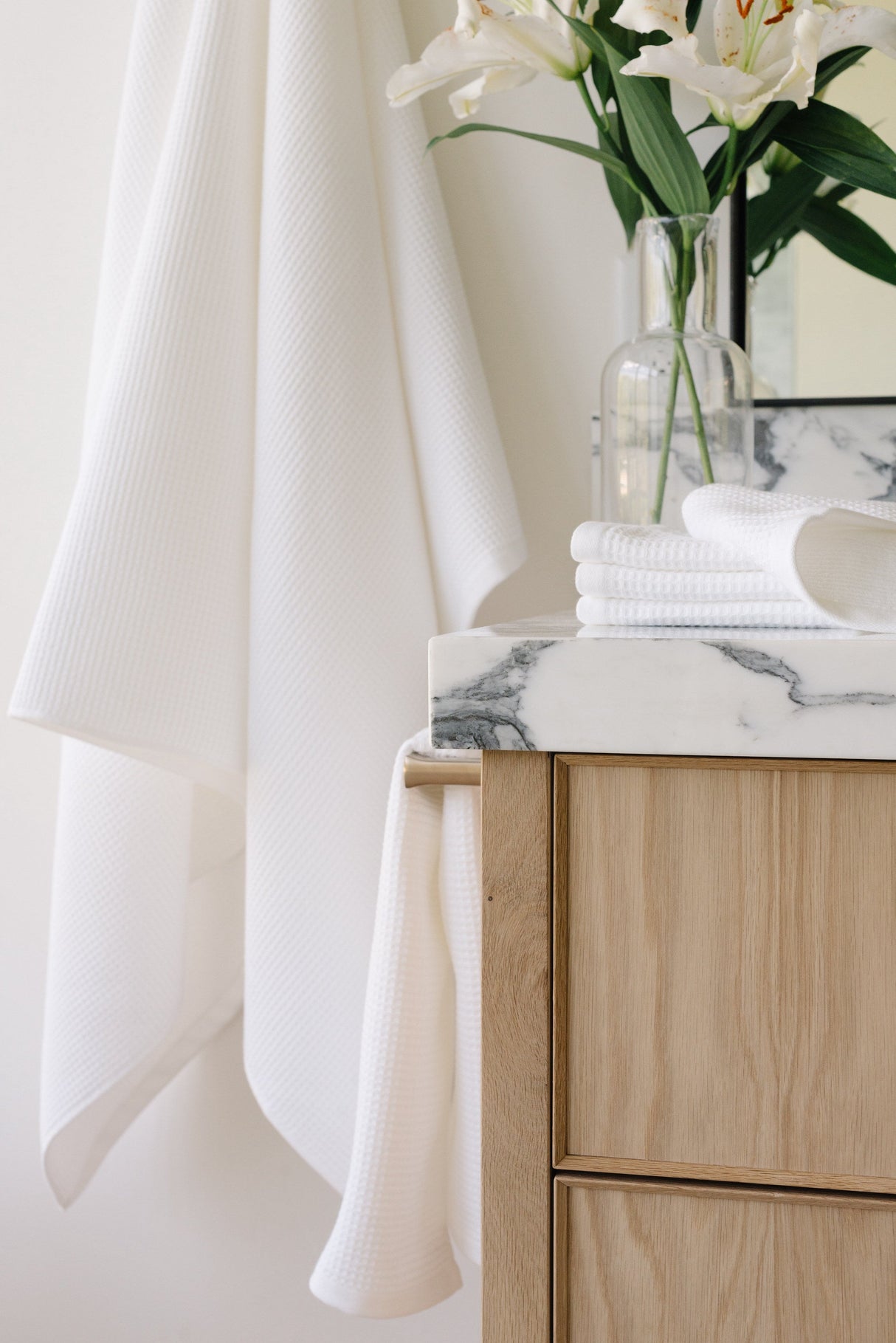 Waffle Bath Sheets from Cozy Earth