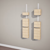 Yoke Yoga Block Wall Bracket | White from Mache
